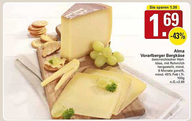 Alma Vorarlberger Bergkäse