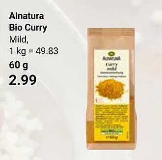 Alnatura Bio Curry Mild, 1 kg = 49.83 60 g