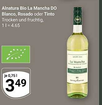 Alnatura Bio La Mancha DO Blanco, Rosado oder Tinto