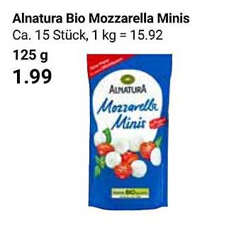 Alnatura Bio Mozzarella Minis