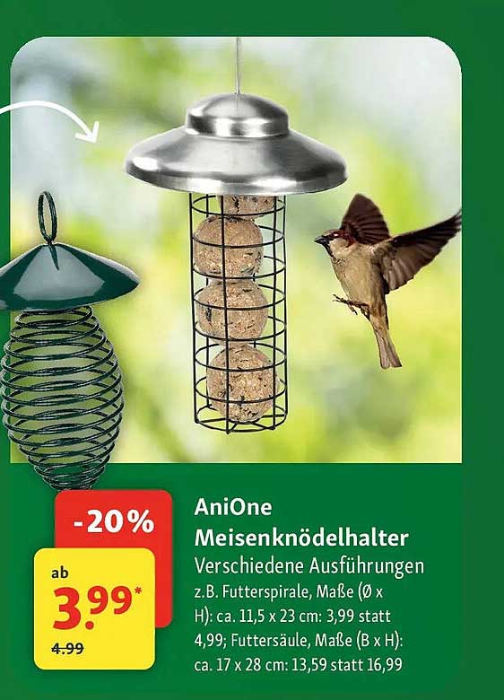 AniOne Meisenknödelhalter