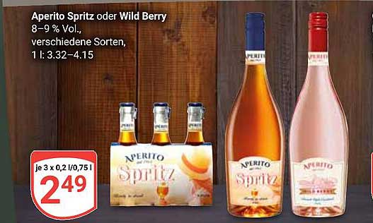 Aperito Spritz oder Wild Berry