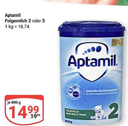 Aptamil Folgemilch 2 oder 3
