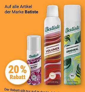Auf alle Artikel der Marke Batiste