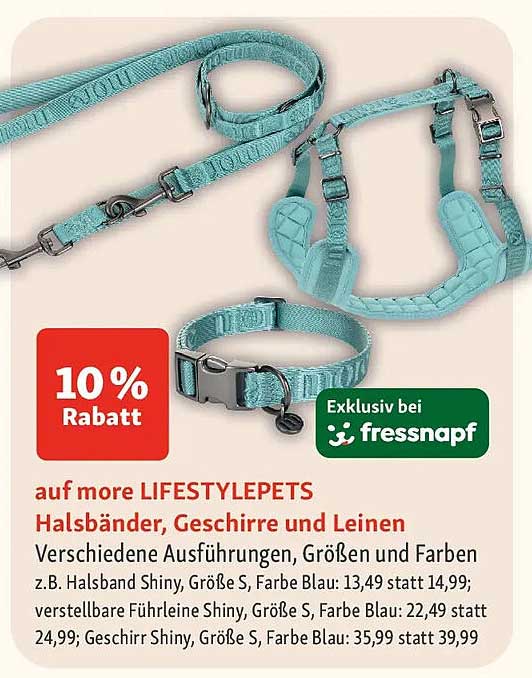 auf more LIFESTYLEPETS Halsbänder, Geschirre und Leinen