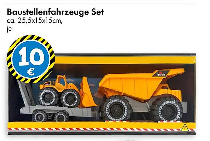 Baustellenfahrzeuge Set