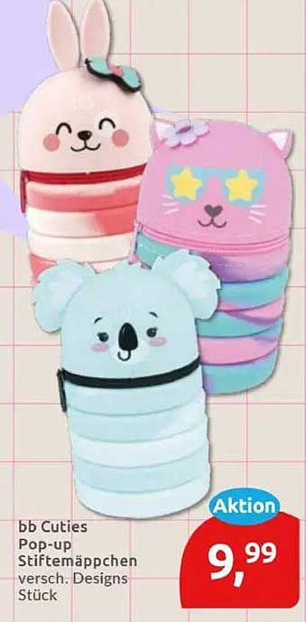 bb Cuties Pop-up Stiftmäppchen versch. Designs Stück
