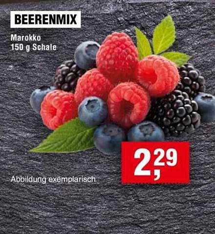 BEERENMIX Marokko 150 g Schale