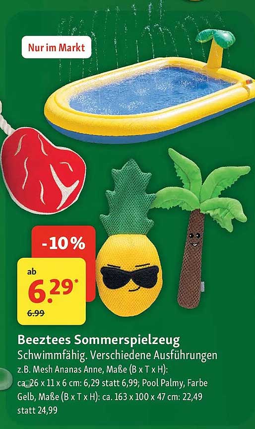 Beeztees Sommerspielzeug
