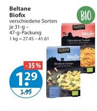 Beltane Biofix verschiedene Sorten je 31-g-47-g-Packung