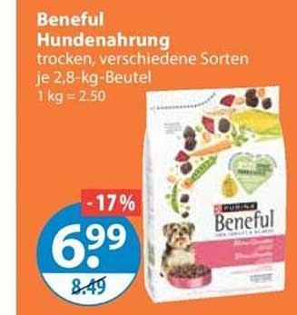 Beneful Hundenahrung trocken, verschiedene Sorten je 2,8-kg-Beutel 1 kg = 2.50