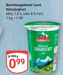 Berchtesgadener Land Naturjoghurt