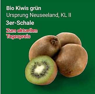 Bio Kiwis grün