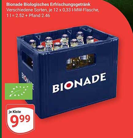 Bionade Biologisches Erfrischungsgetränk