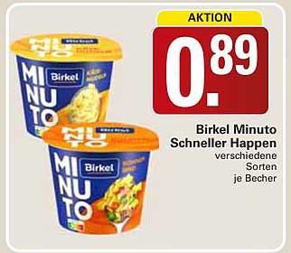 Birkel Minuto Schneller Hacken verschiedene Sorten je Becher
