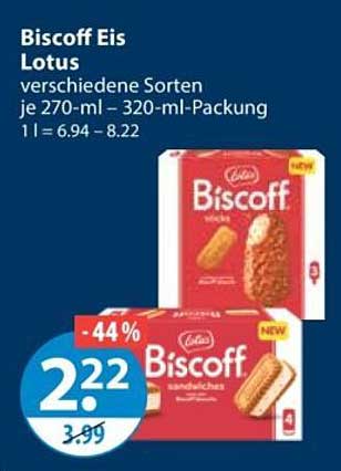 Biscoff Eis Lotus verschiedene Sorten je 270-ml – 320-ml-Packung