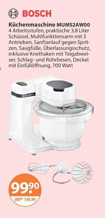 BOSCH Küchenmaschine MUMS2AW00