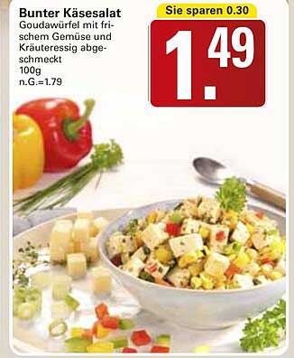 Bunter Käsesalat
