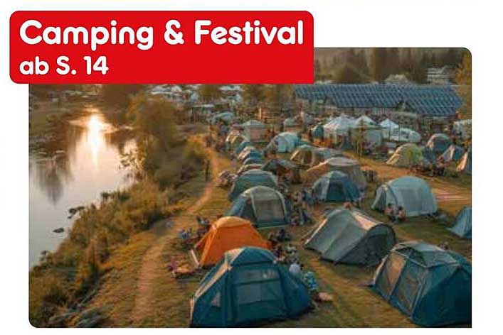 Camping & Festival ab S. 14