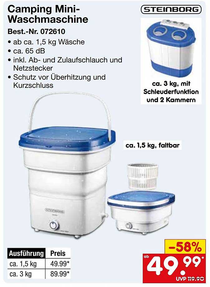 Camping Mini-Waschmaschine