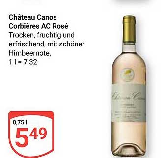 Château Canos Corbières AC Rosé