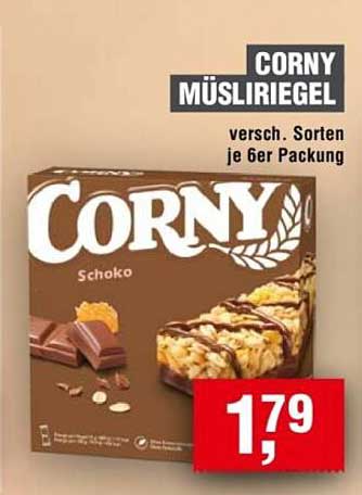 CORNY MÜSLIRIEGEL versch. Sorten je 6er Packung