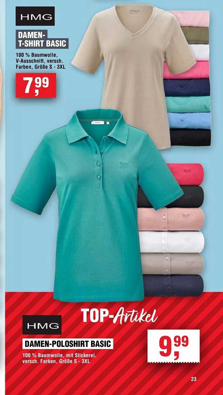 DAMEN-POLOSHIRT BASIC