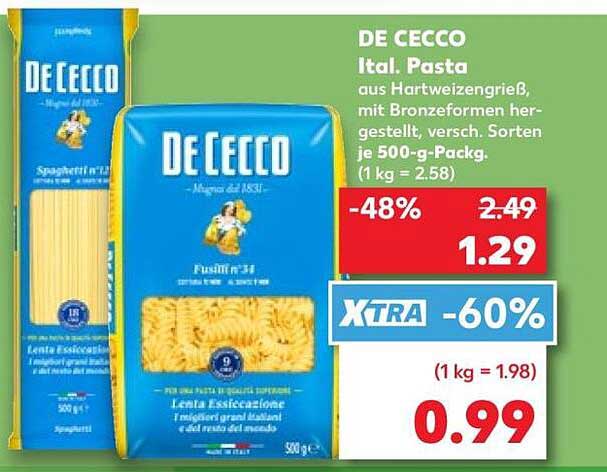 DE CECCO Ital. Pasta