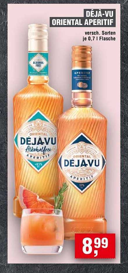 DÉJÀ-VU ORIENTAL APERITIF