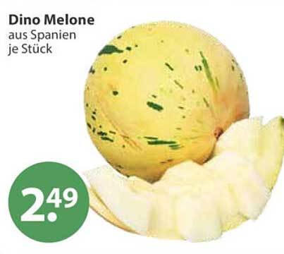 Dino Melone aus Spanien je Stück