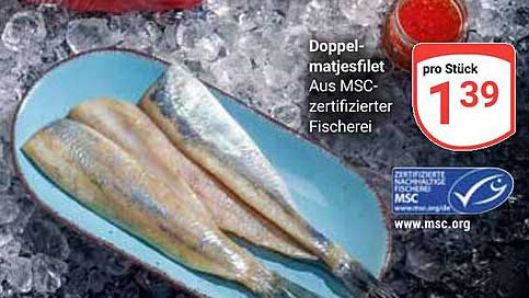 Doppelfilet Aus MSC-zertifizierter Fischerei