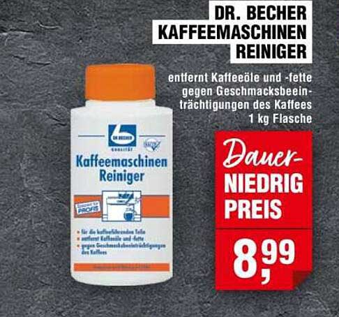 DR. BECHER KAFFEEMASCHINEN REINIGER