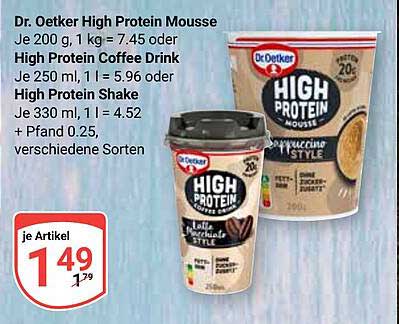 Dr. Oetker High Protein Mousse