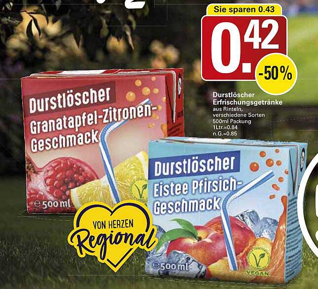 Durstlöscher Erfrischungsgetränke