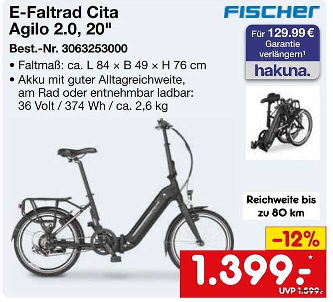 E-Faltrad Cita Agilo 2.0, 20"