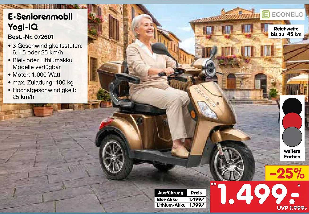 E-Seniorenmobil Yogi-IQ