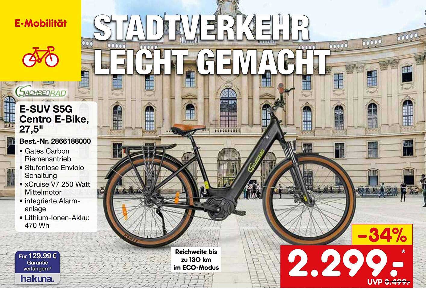 E-SUV S5G Centro E-Bike, 27,5"
