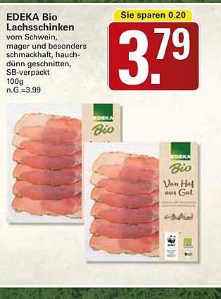 EDEKA Bio Lachsschinken
