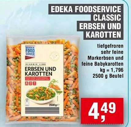 EDEKA FOODSERVICE CLASSIC ERBSEN UND KAROTTEN