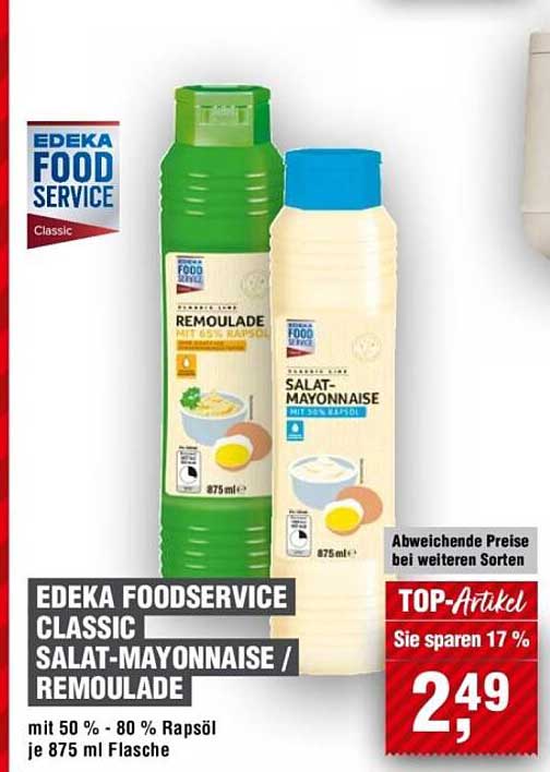EDEKA FOODSERVICE CLASSIC SALAT-MAYONNAISE / REMOULADE