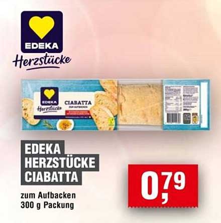 EDEKA HERZSTÜCKE CIABATTA