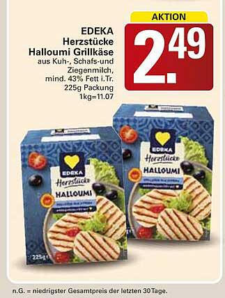 EDEKA Herzstücke Halloumi Grillkäse