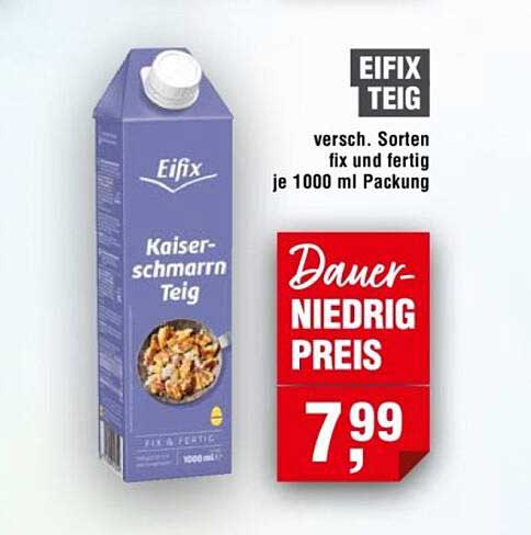 EIFIX TEIG versch. Sorten fix und fertig je 1000 ml Packung