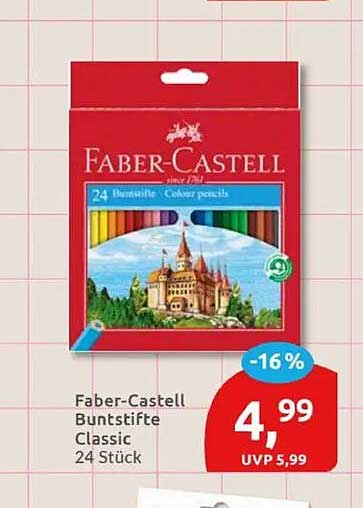 Faber-Castell Buntstifte Classic 24 Stück