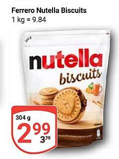 Ferrero Nutella Biscuits
