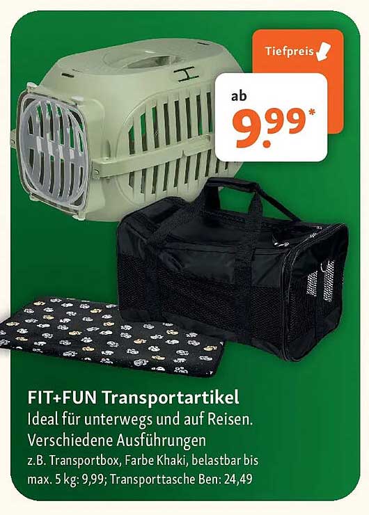 FIT+FUN Transportartikel