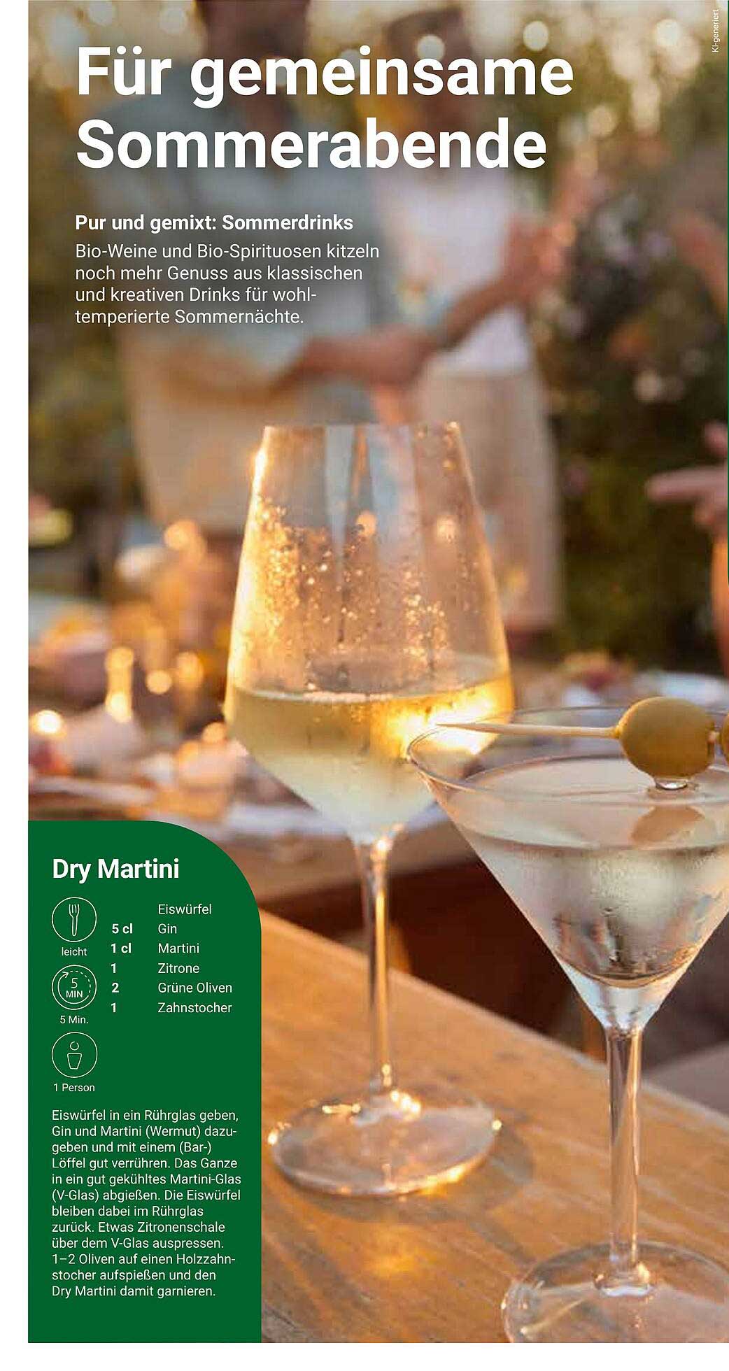 Für gemeinsame Sommerabende