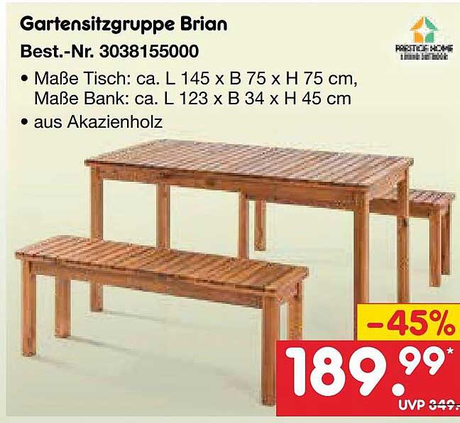 Gartensitzgruppe Brian