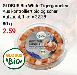 GLOBUS Bio White Tigergarnelen