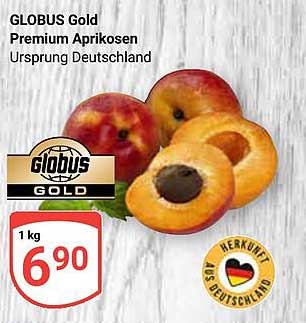 GLOBUS Gold Premium Aprikosen Ursprung Deutschland